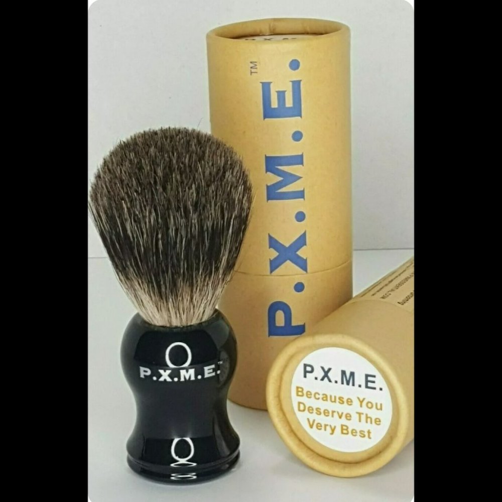 P.X.M.E. Shaving Brush for Men, 100% Pure Badger Hair Shaving Brush, Brand New.